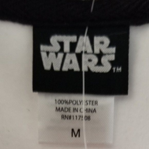 Starwars costume hoddie long sleeve zip front - Picture 5 of 6